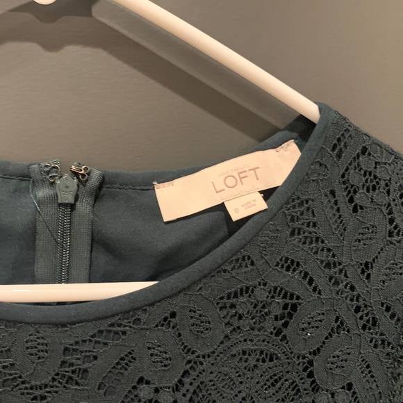 LOFT Dresses & Skirts - Loft Green Lace Dress